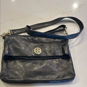 Tory Burch Midnight Leather Crossbody Bag